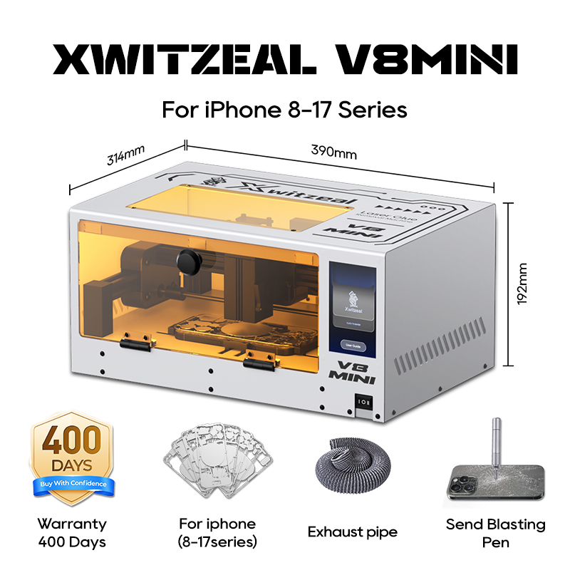 Electronics Repair Kit - إكسويتزيال ® جهاز V8 MINI لإزالة