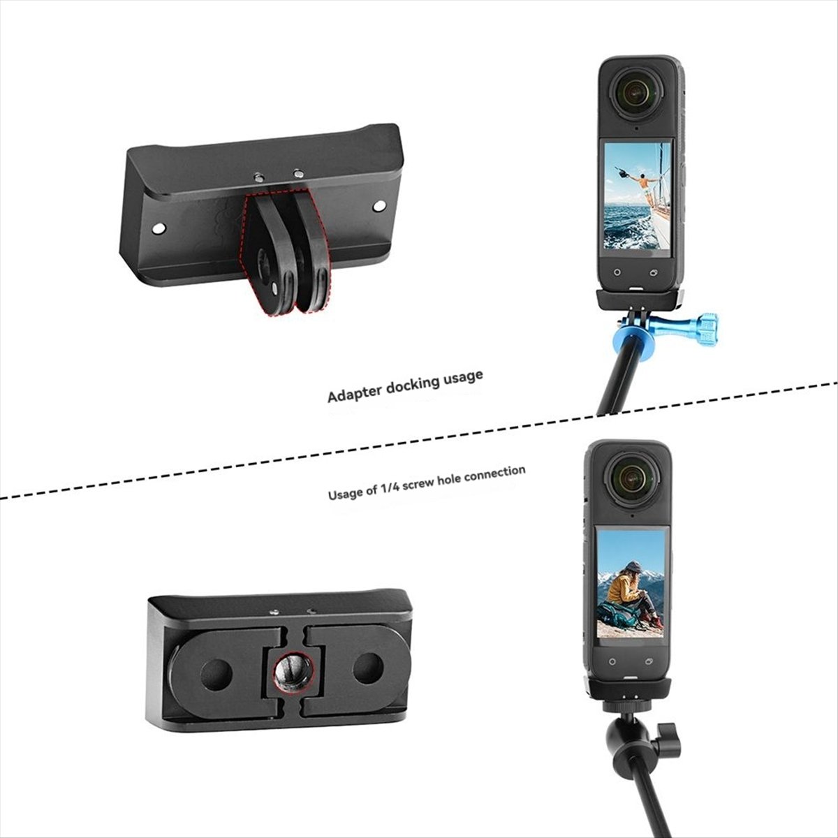 Insta360 Camera X4 - محول A73T لكاميرات Insta360 X5 X4