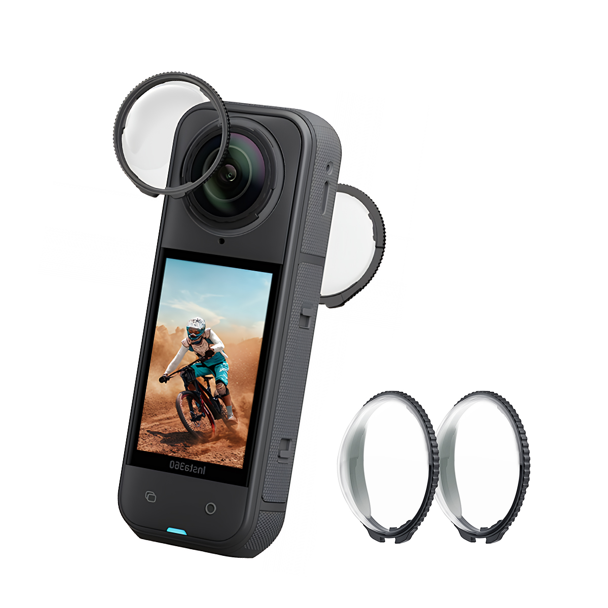 فلتر الأشعة فوق البنفسجية بعدس - مراجعة Insta360 Camera X4 وسعره
