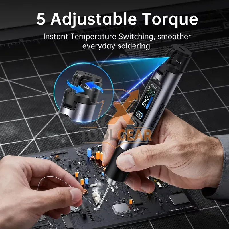 طقم لحام لاسلكي HS-03 مع رؤوس  - مراجعة Electronics Repair Kit وسعره