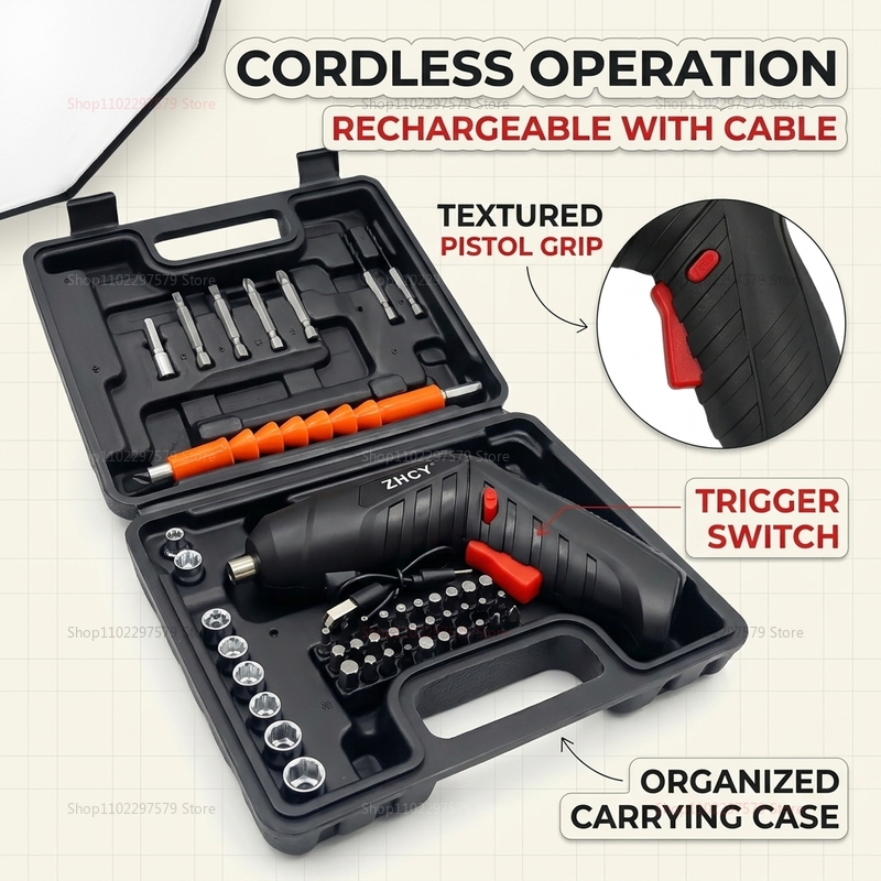 مجموعة مفكات كهربائية لاسلكية  - مراجعة Electronics Repair Kit وسعره